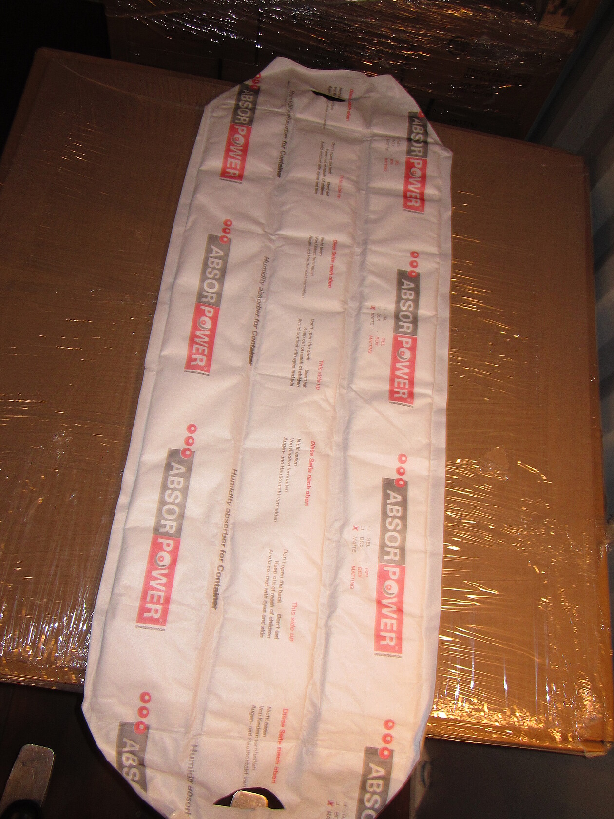 ABSORPOWER desiccant matting